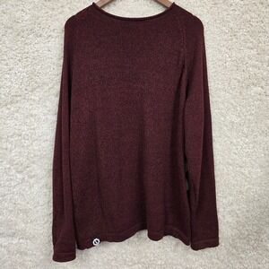 Paka Cusco Sweater Men's XL Burgundy Royal Alpaca Wool Handmade Knit‎